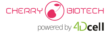 CherryBiotech powered by 4Dcell logo